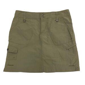 Columbia Titanium beige skort skirt shorts size 8